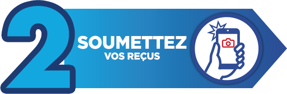 2 SOUMETTEZ VOS REÇUS